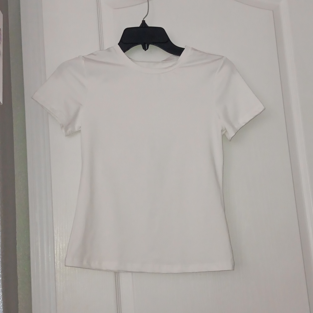 Size small white tight t shirt